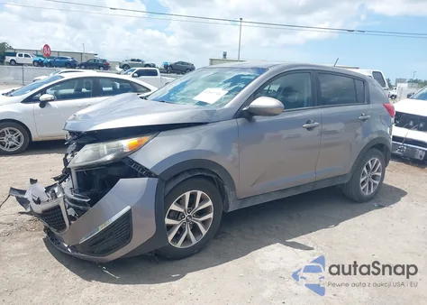 2014 Kia Sportage Lx из США, поврежденный, VIN KNDPB3AC5E7580055